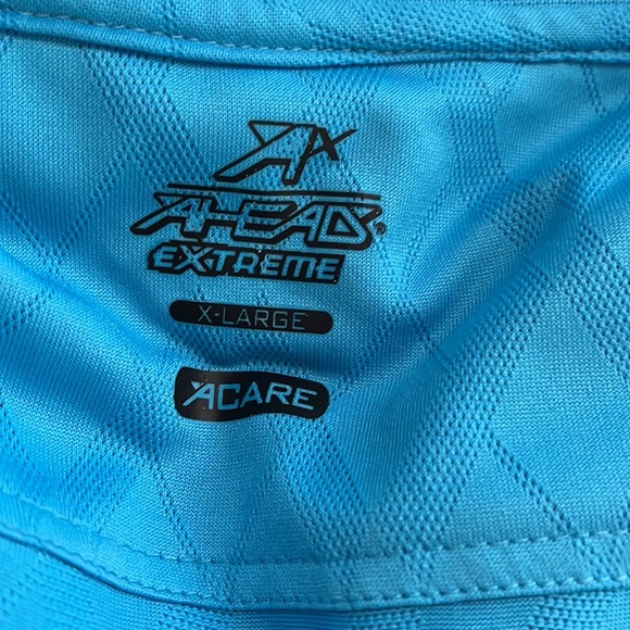 Ahead Extreme ‘Bushman Sands’ Golf Polo Shirt~Turquoise Blue~XL - Picture 6 of 7